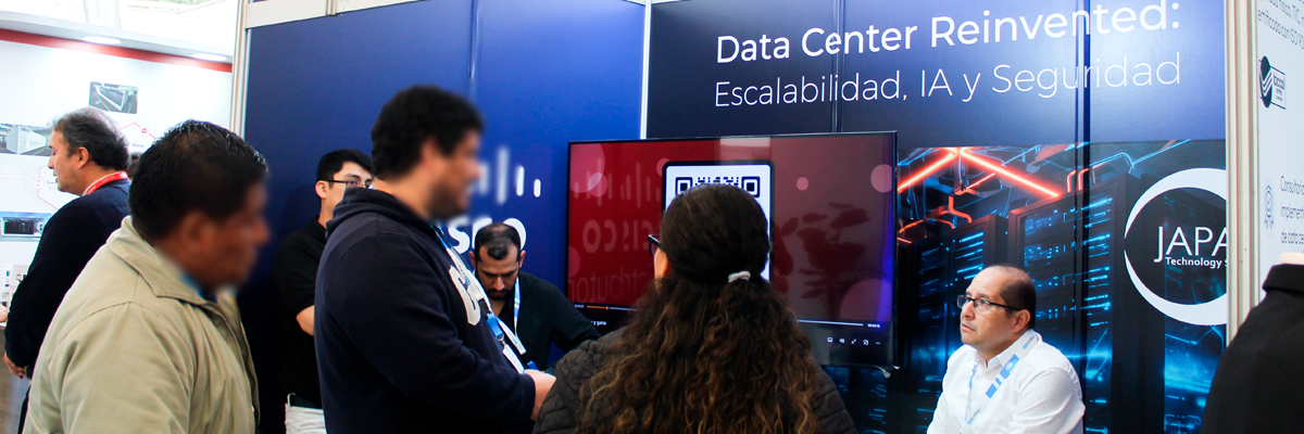 Stand de Japan Technology Solutions en el Peru HUB Digital 2025